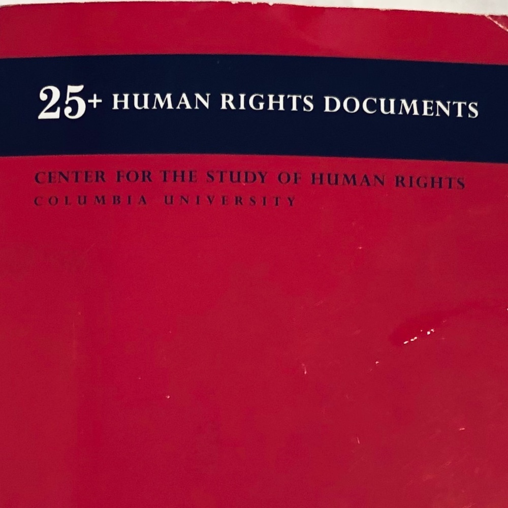25+ Human Rights Documents paperback
